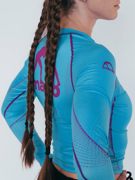 MANTO women rashguard Peacefull violence - blue